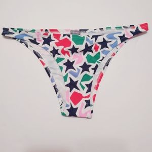 Aerie Stars & Shapes Swim Cheeky Bikini Bottom S